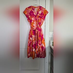 Bright Colored Dress With Pockets